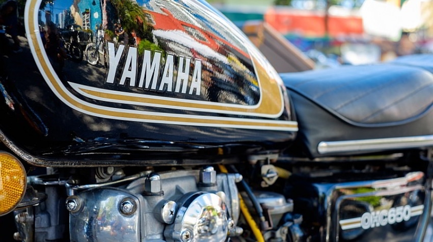 moto de collection yamaha